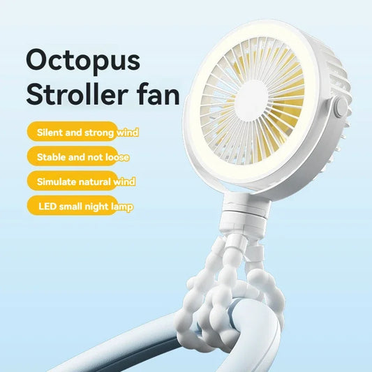 BrightCool Portable Baby Stroller Fan